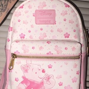 Loungefly Pink Floral Winnie the Pooh Kids Bag